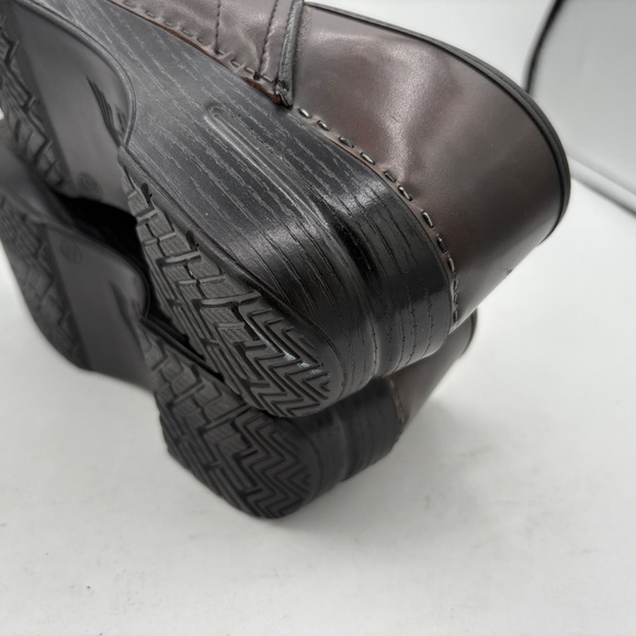 Dansko Cordovan Cabrio Brown Leather Slip On Orthopedic Clog 9.5-10 EU 40 - Picture 8 of 16